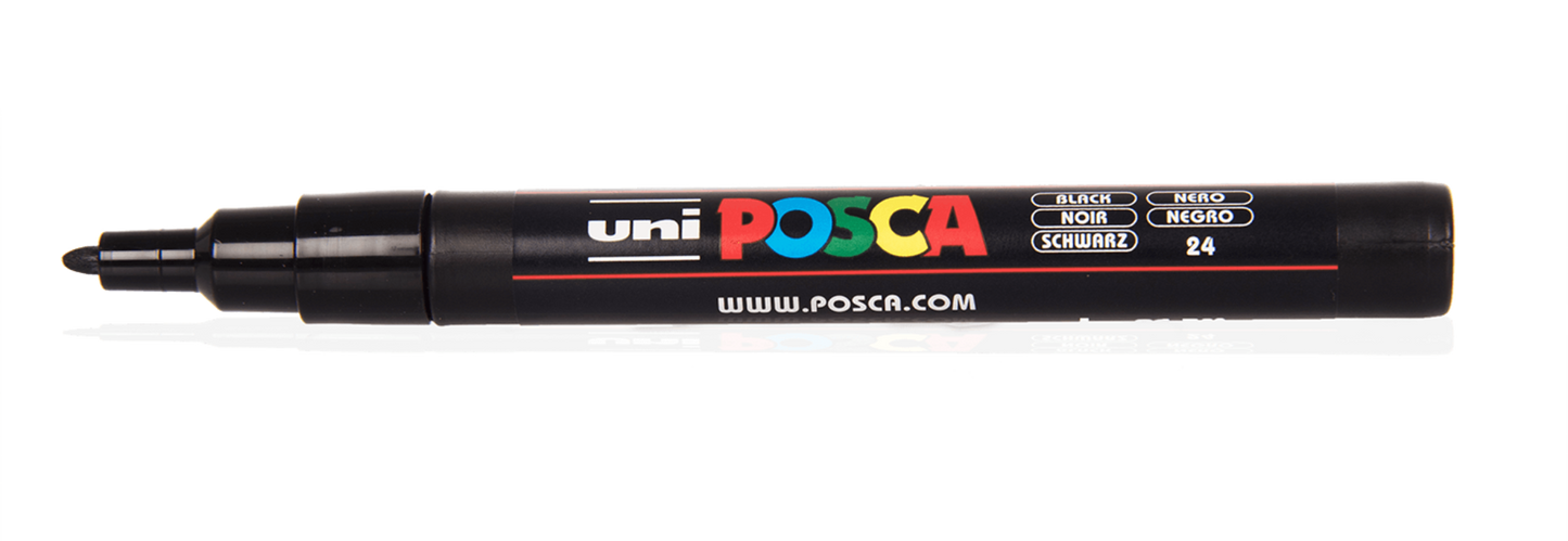 POSCA PC-3M Paint Marker Set 0.9-1.3mm [8C]