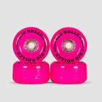 Rio LIGHT-UP Roller Skates Wheels - Pink Frost 58mm [set/4]