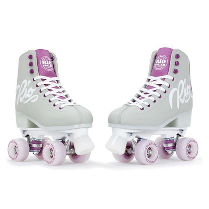 Rio Script Roller Skates - Grey/Purple