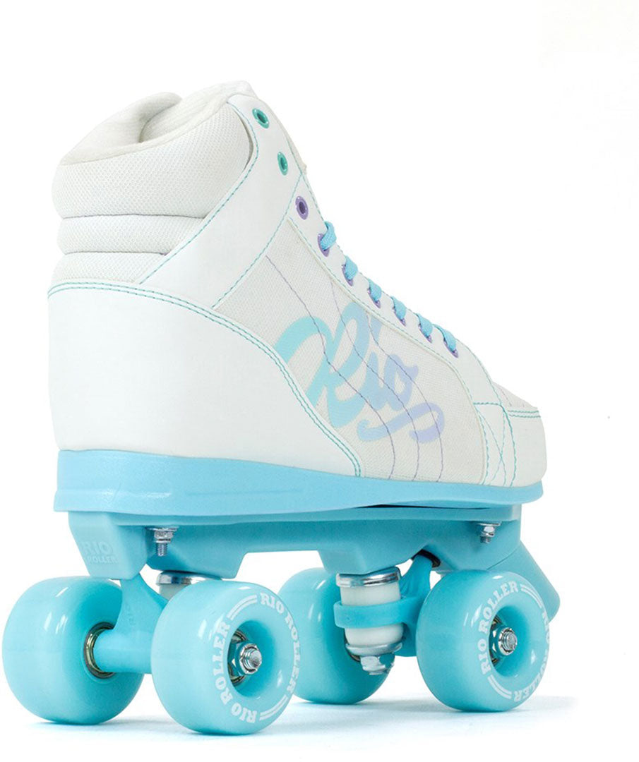 Rio Lumina Roller Skates - White/Blue