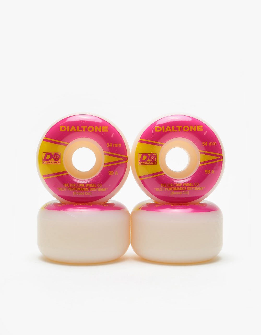 Dial Atlantic Round Cut Skateboard Wheels - 54mm 99A [set/4]