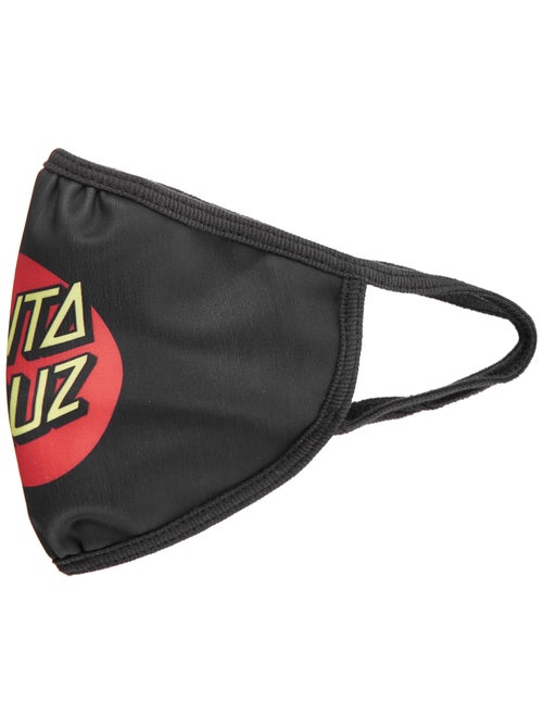 Santa Cruz Classic Dot Facemask - Black