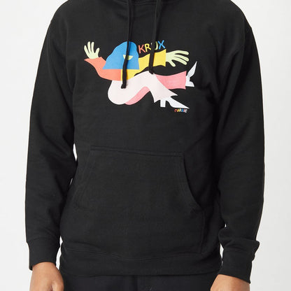 Krux MARBIE MILLER P/O Hooded Midweight Sweatshirt - Black [unisex]