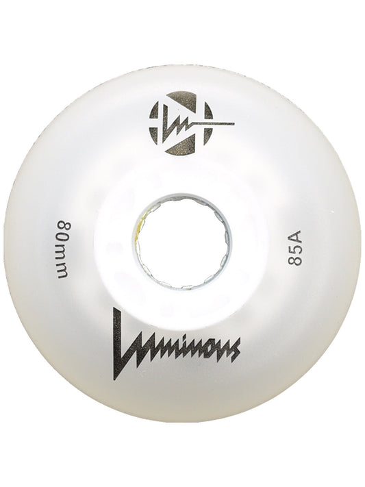 Luminous LED Inline Skates Wheel - White Pearl [x1]