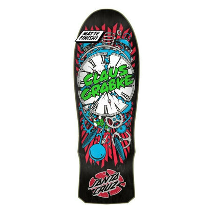 Santa Cruz Grabke Exploding Clock Reissue Skateboard Deck 10"