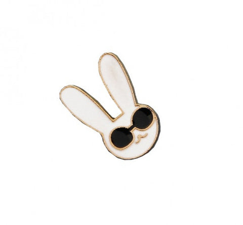 Space Brand Pin # 25 - Bunny Sunglasses