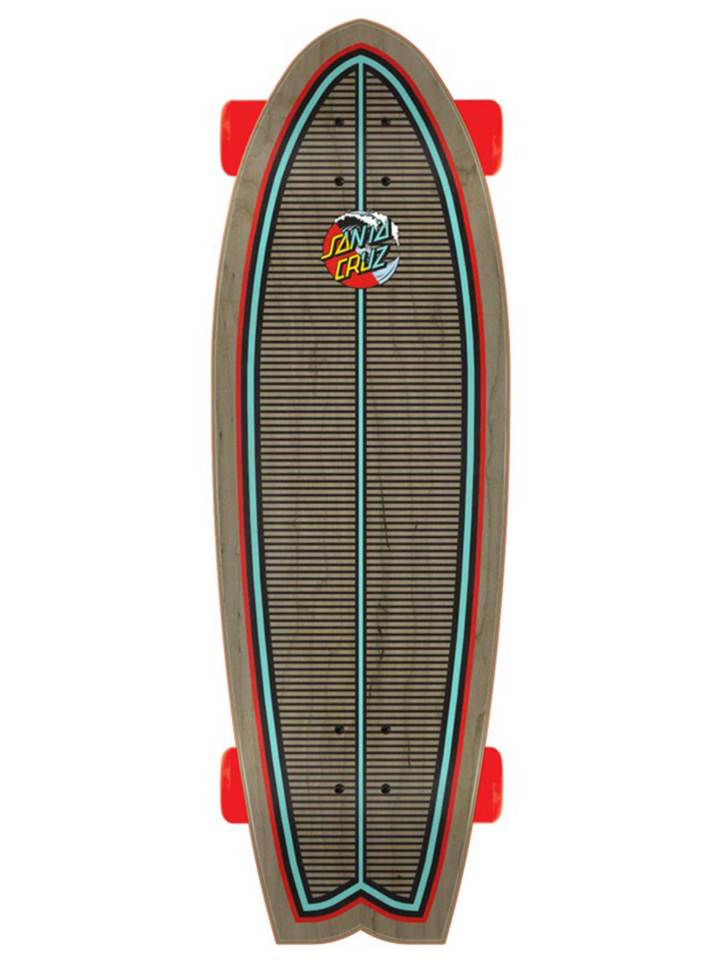 Santa Cruz Classic Wave Splice Cruzer Longboard Complete 27.7"