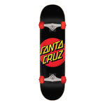 Santa Cruz CLASSIC DOT SUPER MICRO Skateboard Complete - Black 7.25"