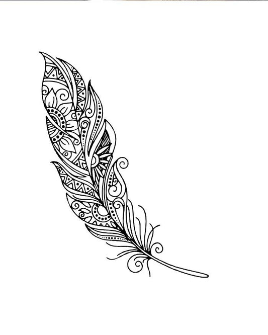 Le Inka Semiplume Xpress Tattoo [M115] - 5.5 X 4cm