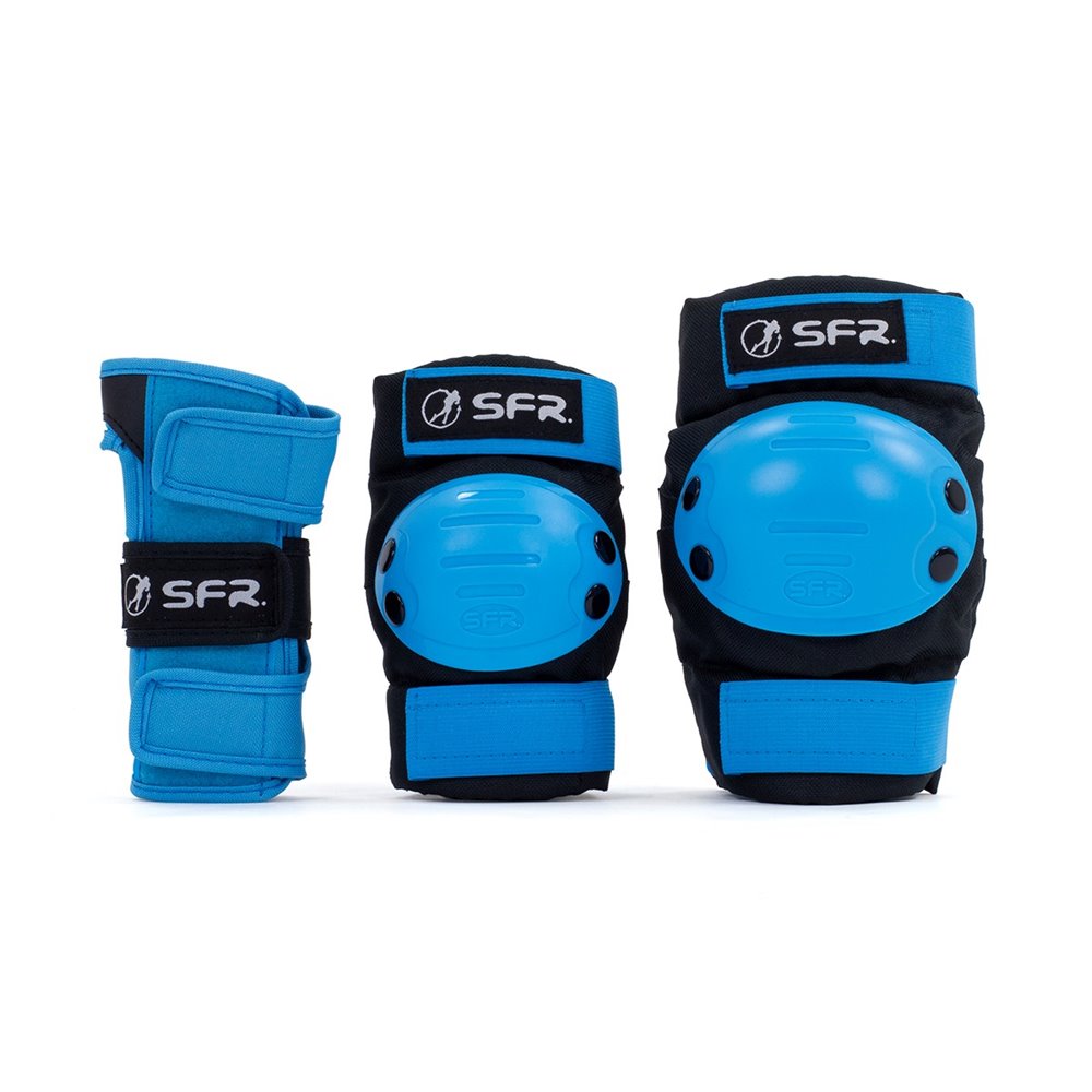 SFR Youth Ramp Triple Pad Set - Black/Blue