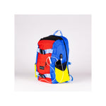 HY Skateboard Backpack Kenter - Red Blue Yel - LocoSonix