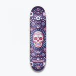 HydroPonic MEXICAN SKULL Skateboard Deck - Blue