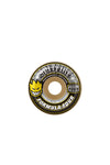 Spitfire F4 CONICAL Skateboard Wheels - Yellow Print 54mm 99A[set/4]