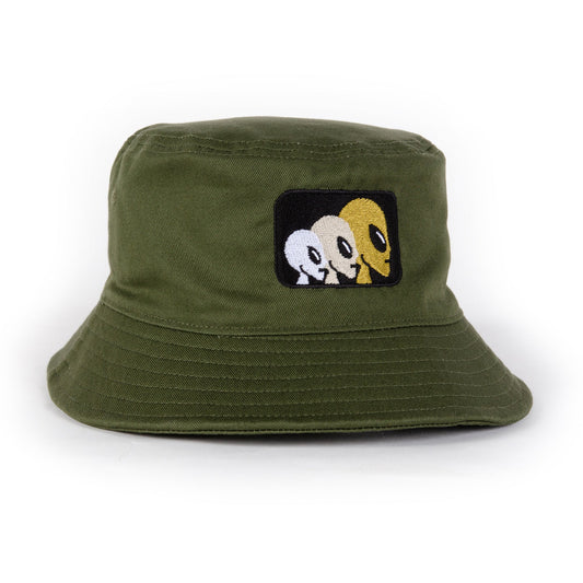 Alien Strobe Bucket Hat - Army