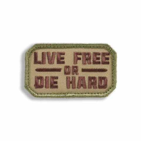 Missions Live Free or Die Hard Patch -Green