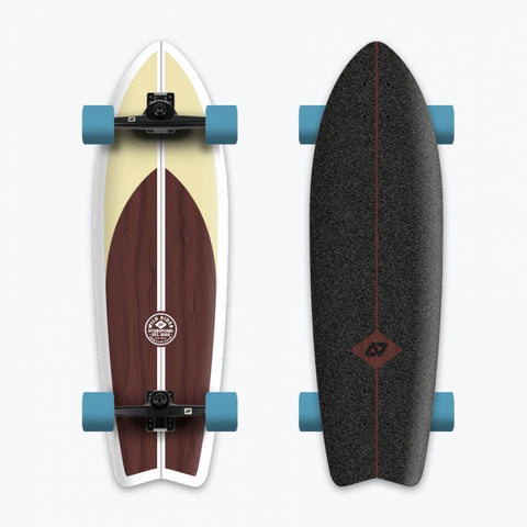 HydroPonic CLASIC 2.0 Surfskate Complete - Brown 30.875"
