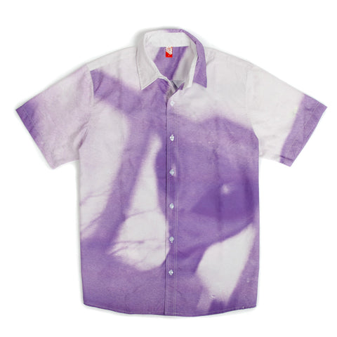 Alien VISITOR WINDOW Button Down Shirt - Perriwinkle