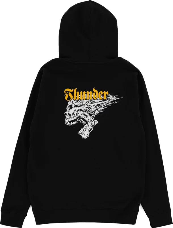 Thunder Screaming Skull Redux Hoodie - Black