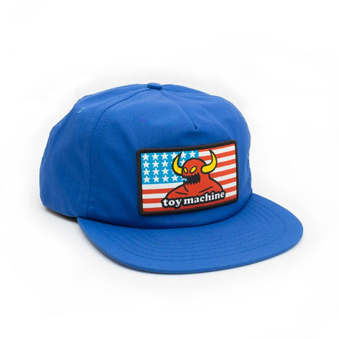 Toy Machine AMERICAN MONSTER UNSTRUCTURED Cap - Blue