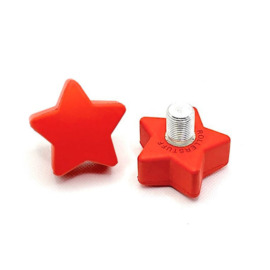 Rollerstuff Star Twinkle Toes Adjustable Stopper - Ringo Red [set/2]