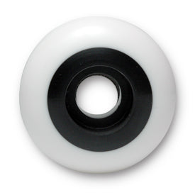 Steadfast Two-Tone Skateboard Wheels - White/Black 51mm 99A [set/4]