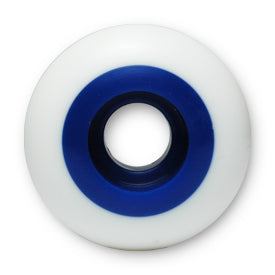 Steadfast Two-Tone Skateboard Wheels - White/Blue 51mm 99A [set/4]