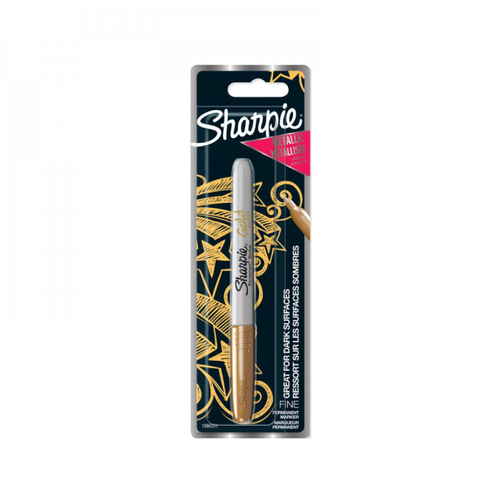 Sharpie Metallic Permenant Marker - Gold [x1]