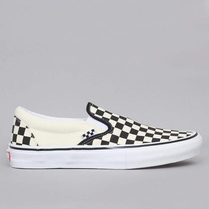 Vans Skate Slip-On Shoes - Black/Off White