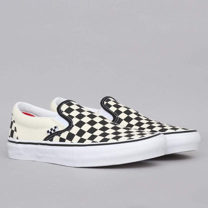 Vans Skate Slip-On Shoes - Black/Off White