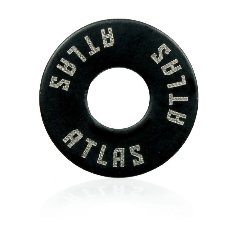 Atlas Longboard Trucks Washers - Matte Black 25mm [set/2]