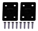 Teak Fingerboard Riser Pad Kit - Midnight Black [+ 8 long screws]
