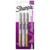 Sharpie Metallic Permenant Markers [x3 colors] - gold/silver/bronze